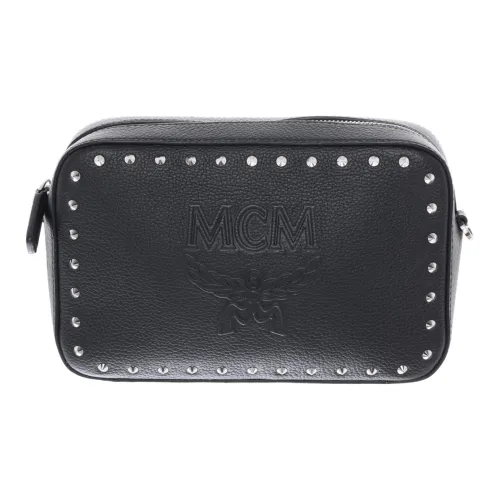 MCM Коровья кожа Camera Сумка через плечо Сумка на плечо Стандартная Женская Черная