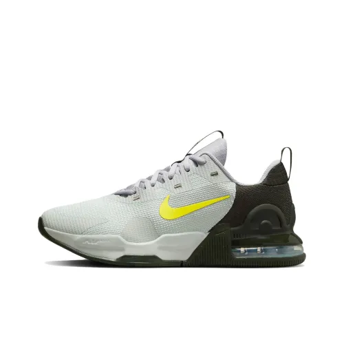 Nike Air Max ALPHA Устойчивые к истиранию Низкие Кроссовки для тренировок Мужские Серый Черный