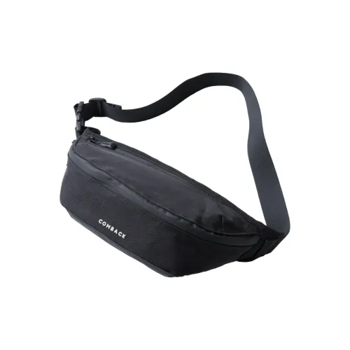 COMBACK Полиамид Сумка через плечо Бананка Стандартная Унисекс Черная