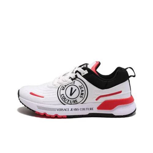 VERSACE JEANS Низкий топ Повседневная обувь Мужская Белый