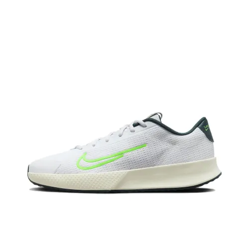 Nike Vapor Lite 2 Hc Low Топ Кроссовки для тенниса Мужской Белый Зеленый