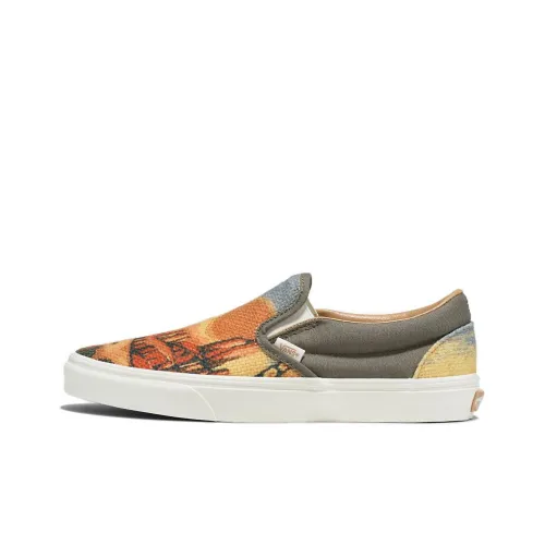 Vans Classic Slip On Low Top Скейтборд Кроссовки Унисекс Коричневый
