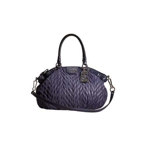 COACH Madison Нейлоновая сумка-хобо сумка сумка через плечо большая женская фиолетовая