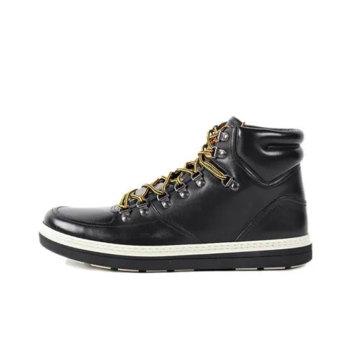 GUCCI Высокие Кроссовки для скейтбординга Мужские Черные