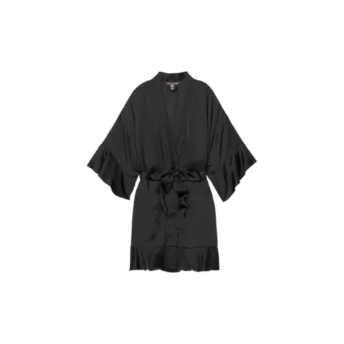 Victoria's Secret Черный Женские Банные Халаты