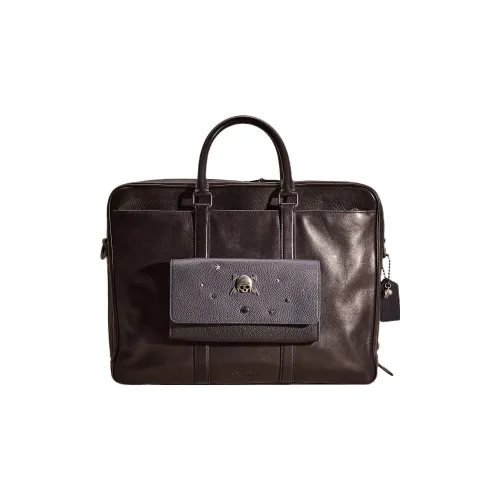 COACH Metropolitan Телячья кожа Доска Сумка Большая Женская Черная