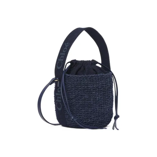 Chloe Woody Denim Сумка через плечо Сумка Маленькая Женская Джинсовая Синяя