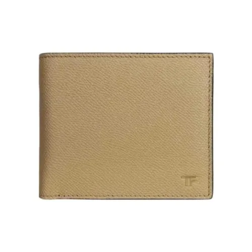 TOM FORD Телячья кожа Кошелек Мужской Золотой