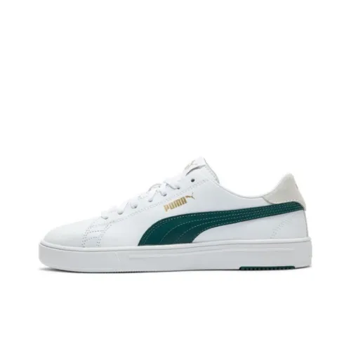 PUMA Serve Pro Lite Low Топ Скейтборд Кроссовки Унисекс Белый Зеленый