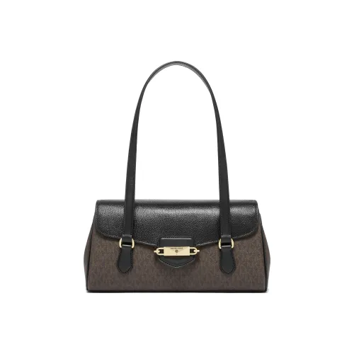 MICHAEL KORS Fleur Коммутирование Одно плечо Сумка Средний Женские Желудево-коричневый Черный