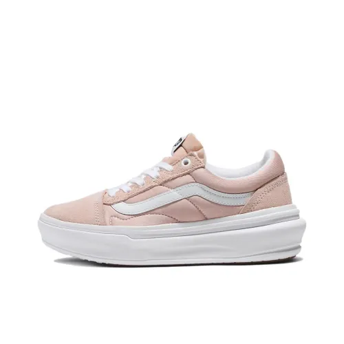 Vans Old Skool Collection Overt Comfycush Low Топ Скейтборд Кроссовки Унисекс Розовый Белый