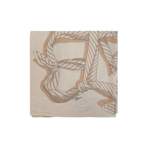 TOTEME Шелковые шарфы Бежевые Женские