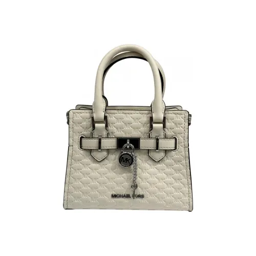 MICHAEL KORS PVC Биркин Сумка Тоут Сумка Сумка для покупок Сумка Сумка через плечо Сумка через плечо Мини Женская Белая Серый