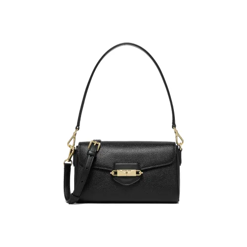 MICHAEL KORS Fleur Коровья кожа Сумка через плечо Маленькая Женская Черная