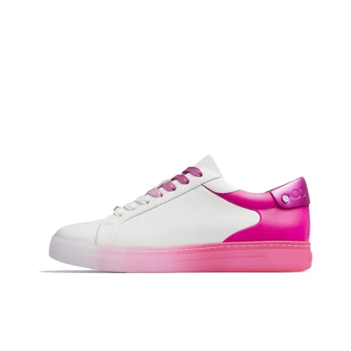 Jimmy Choo Rome F Low Топ Женские повседневные туфли Женские Персиково-розовый