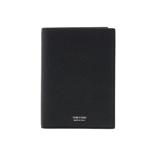 TOM FORD Коровья кожа Держатель для карт кошелек Мужской Темно-синий
