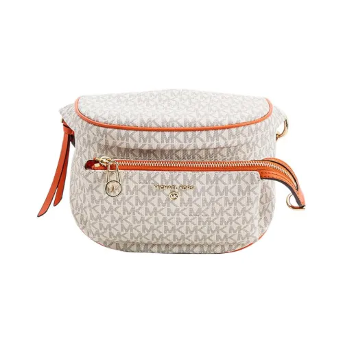 MICHAEL KORS Slater Кожа Коробка Сумка Сумка через плечо Сумка для коробок Средний Женская Серый Оранжевый