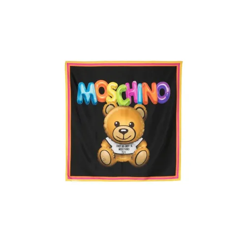 MOSCHINO Шелковые шарфы Черный Женские
