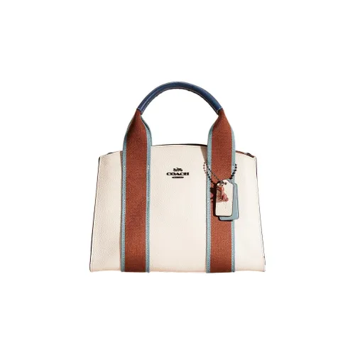 COACH Charlie Кожа Доска для ноутбука Сумка Большая Женская Белая