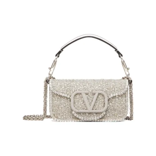 Вышивка Valentino Locò Сумка через плечо Маленькая Женская Серебряная