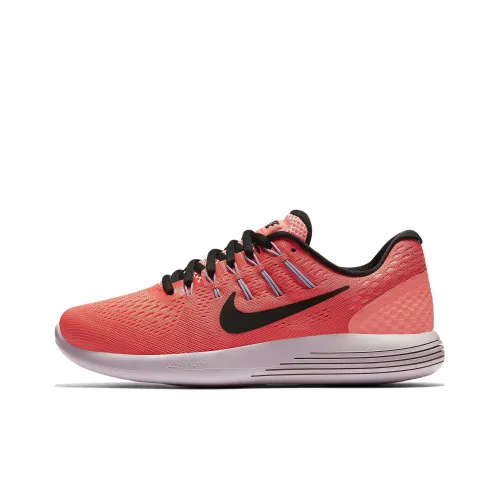 Nike Lunarglide 8 Slip-Resistant Low-Top Беговые кроссовки Женские Красный Черный