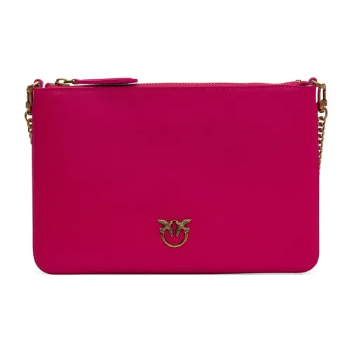 PINKO Кожа Одно плечо Через плечо Клатч Женский Фуксия