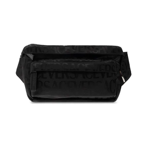 FANSIZHE VERSACE Хлопок Полиамид Слинг-Сумка Сумка на Пояс Мужская Черная