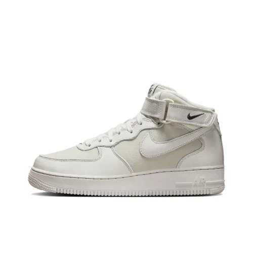 Nike Air Force 1 LX NBHD 'Светлый костный' Амортизация MID Топ Кроссовки для скейтбординга Мужской Белый