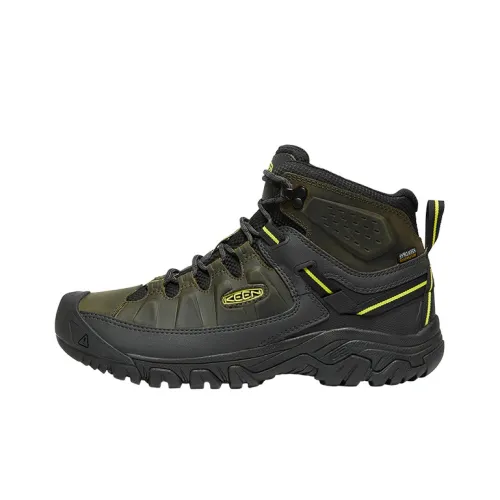 Ботинки для альпинизма и туризма Keen Targhee 3, высокие, армейский зеленый, мужские