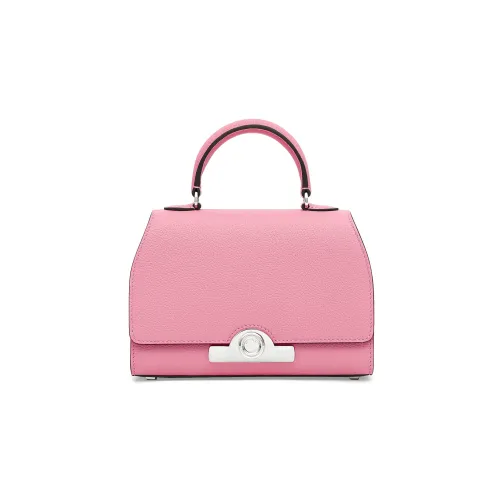 Moynat Taurillon Blush Корова Кожа Сумка через плечо Сумка Маленькая Женская Розовая