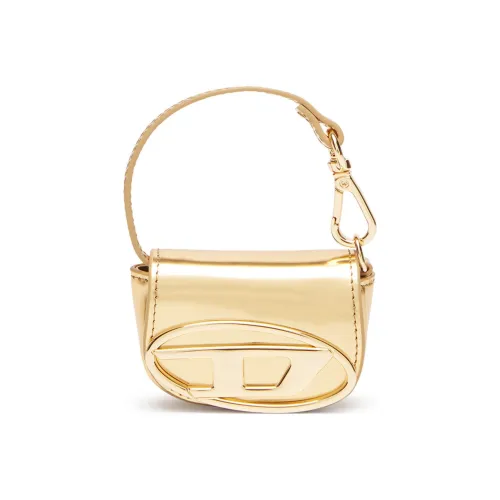 DIESEL Коровья кожа Сумка Мини Женская Золотая