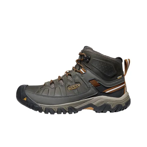 Keen Targhee 3 MID WP Альпинистские и туристические ботинки MID Топ Оливковый коричневый Мужской