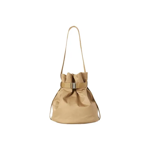 THE ROW Нейлоновая сумка-ведро сумка сумка через плечо женская бежевая