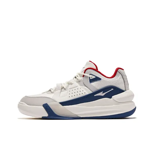 Erke Low Топ Скейтборд Кроссовки Мужские Микрокристаллический Белый Чип Синий