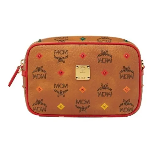 MCM Canvas Clutch Женская Cognac Brown