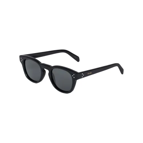 CELINE Ацетат Нерегулярная форма Солнцезащитные очки Женские Черный