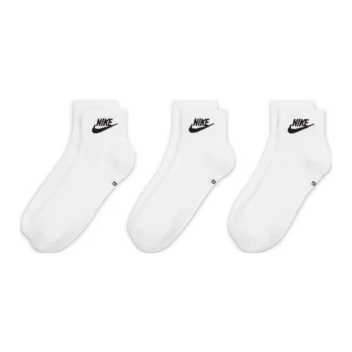 Носки NIKE 3 шт Белые Унисекс MID Носки до икры