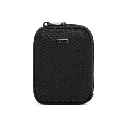 TUMI Нейлон Сумка для хранения монет Кошелек Женская Черная