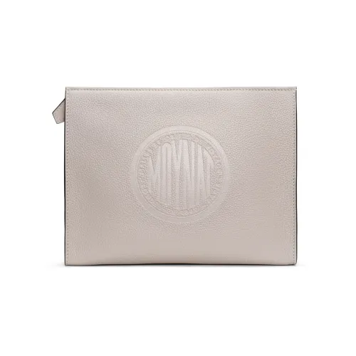 Moynat Коровья кожа Клатч Женский Серый Розовый