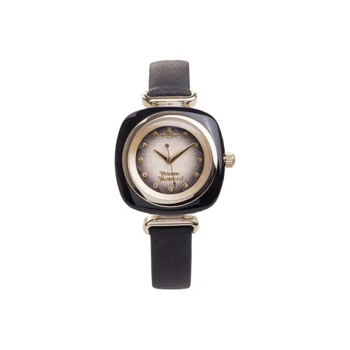 Vivienne Westwood Poster Collection Кварцевые Наручные Часы Черный Циферблат Женские Часы