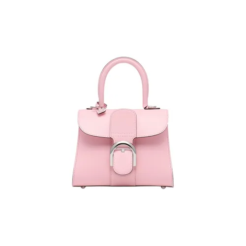 Delvau Brillant Телячья кожа Сумка через плечо Сумка Мини Женская Розовая