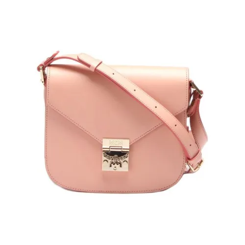 MCM Patricia Visetos Логотип Сумка через плечо Женская Розовая