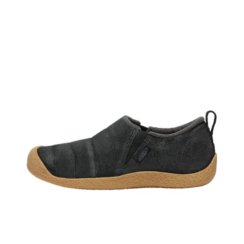 KEEN Howser Shock Absorbers Slip-Resistant Abrasion-Resistant Low Top Streetwear Men's Black