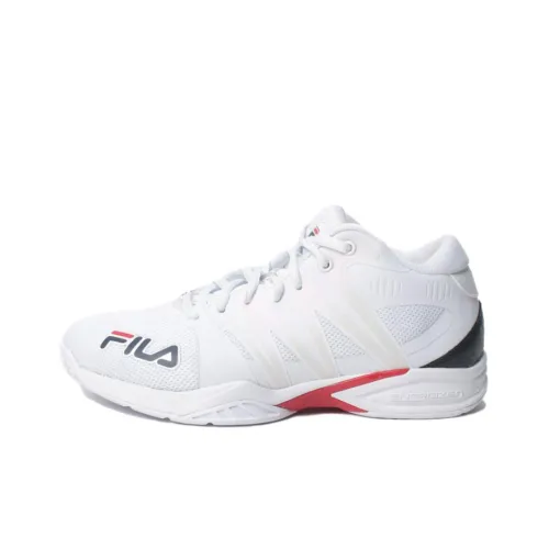 FILA Spaghetti Low Топ Баскетбольные кроссовки Унисекс Белый Красный