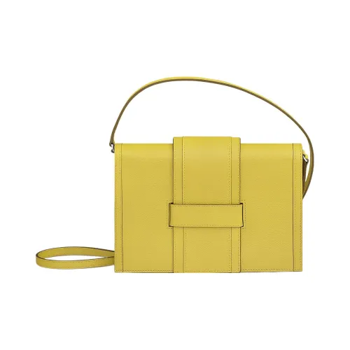 HERMES H Passant Evercolor Телячья кожа Ручная Сумка через плечо Женская Лайм