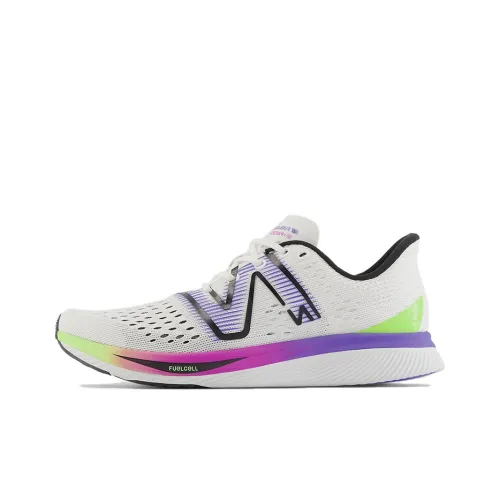 New Balance NB FuelCell Series Низкий Топ Беговые кроссовки Женские Белый Фиолетовый