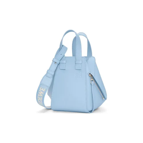 LOEWE Hammock Телячья кожа Сумка через плечо Сумка Обычный Женский Синий