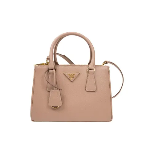 PRADA Кожа Тоут Сумка Сумка для покупок Сумка Обычная Женская Розовая кожаная