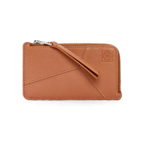 LOEWE Пазл Коровья кожа кожа держатель для карт женский коричневый