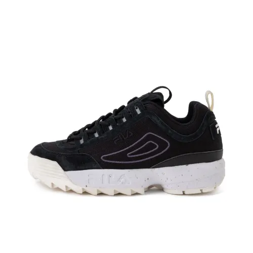 FILA Disruptor Series 2 GRN Low Топ Повседневная обувь Женская Черная